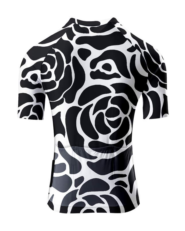 ROCKBROS Noir Abstract Rose Aerodynamic Mesh Cycling Socks