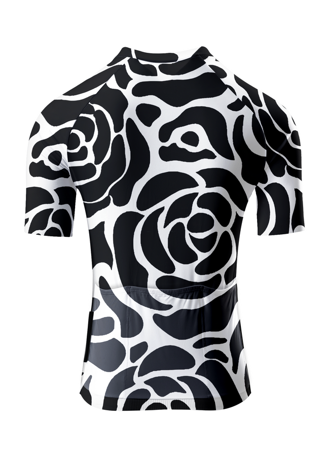 ROCKBROS Women's Noir Abstract Rose Flow Pro Aero Cycling Set