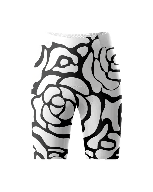 ROCKBROS Noir Abstract Rose Aerodynamic Mesh Cycling Socks