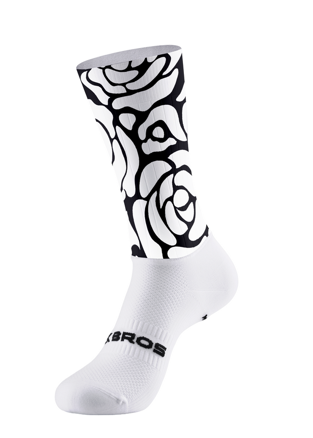 ROCKBROS Women's Noir Abstract Rose Flow Pro Aero Cycling Set