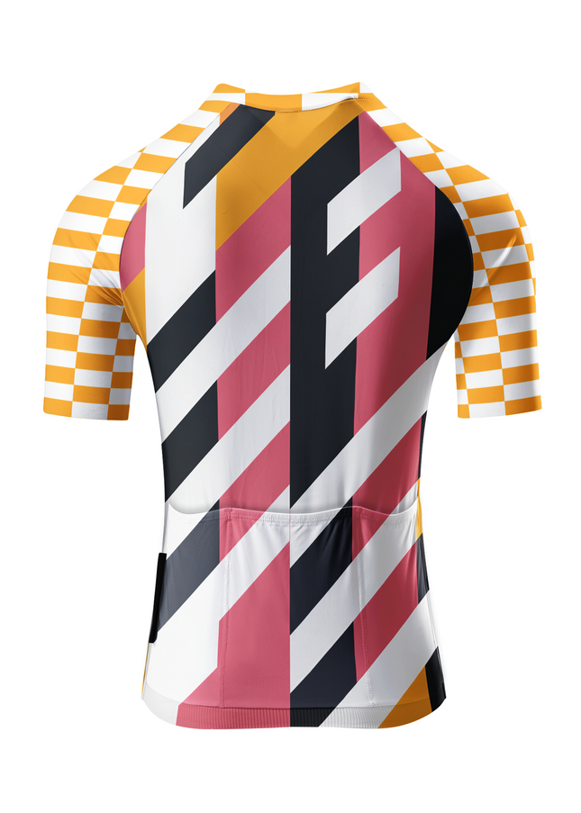 ROCKBROS Women's Bold Geometric Clash Pro Aero Cycling Set
