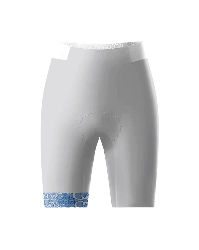 ROCKBROS Women's Santorini White Minimalist Pro Cycle Shorts