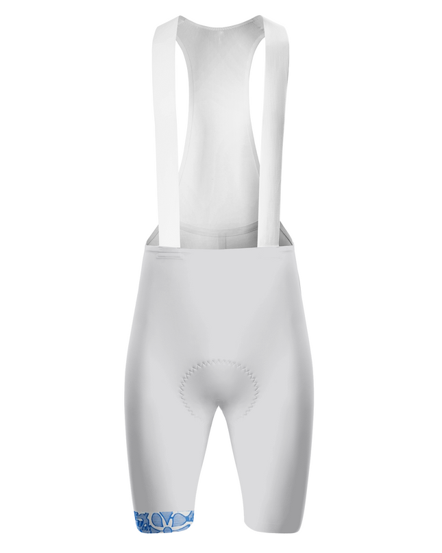 ROCKBROS Women's Santorini White Minimalist Pro Bib Shorts