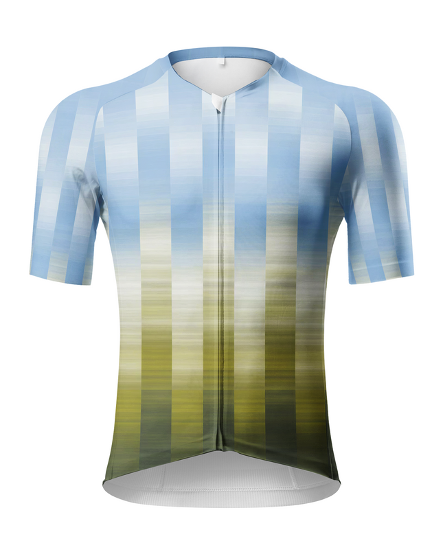 ROCKBROS Men's Horizon Stripe Pro Aero Cycling Jersey