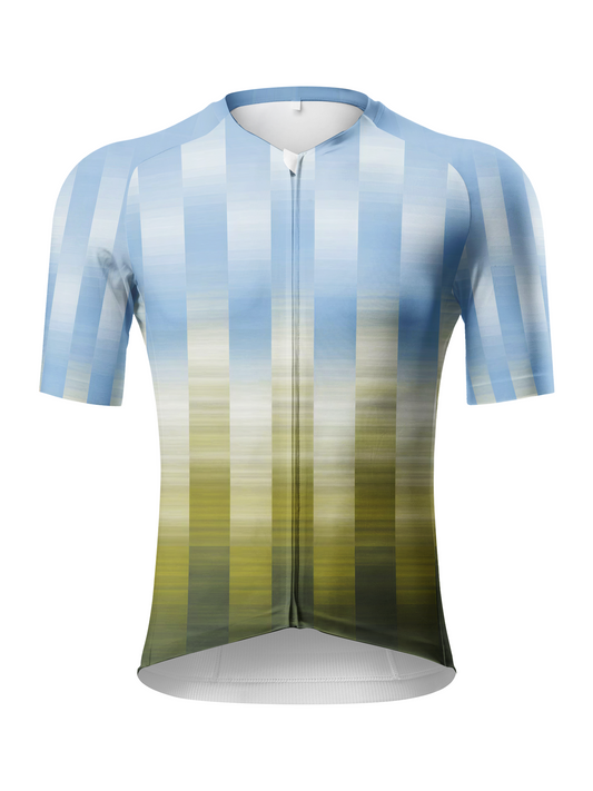 ROCKBROS Men's Horizon Stripe Pro Aero Cycling Jersey