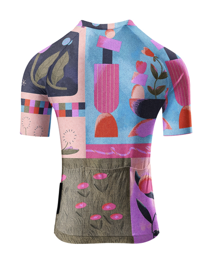 ROCKBROS Women's Avant-Garden Geometric Art Pro Jersey