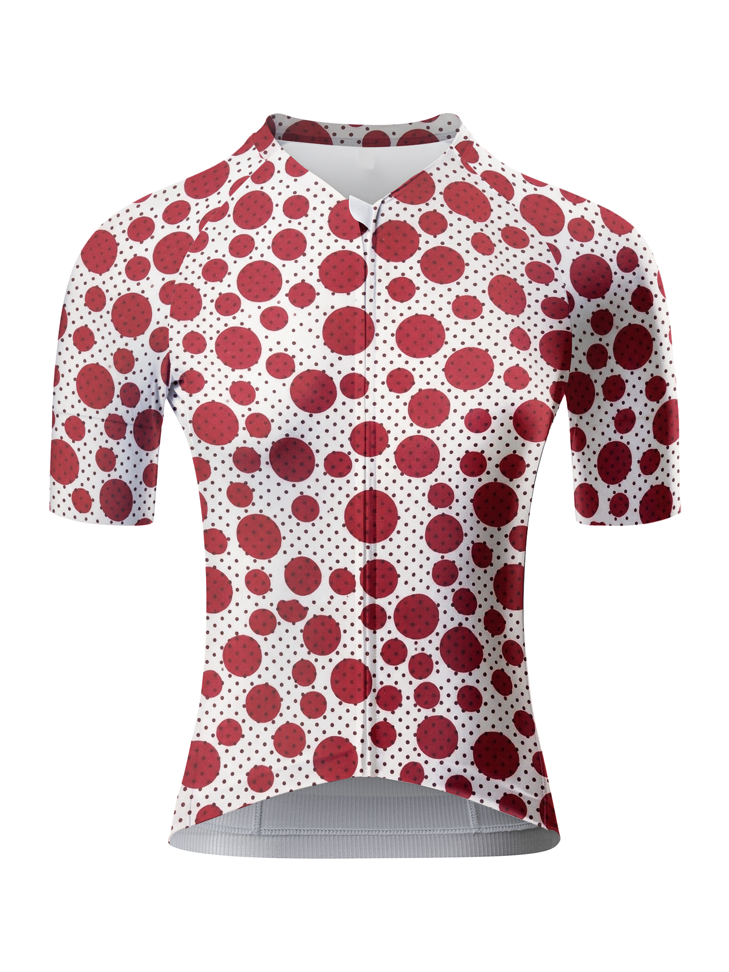 ROCKBROS Women's Red-Dot Illusion Op-Art Pro Jersey