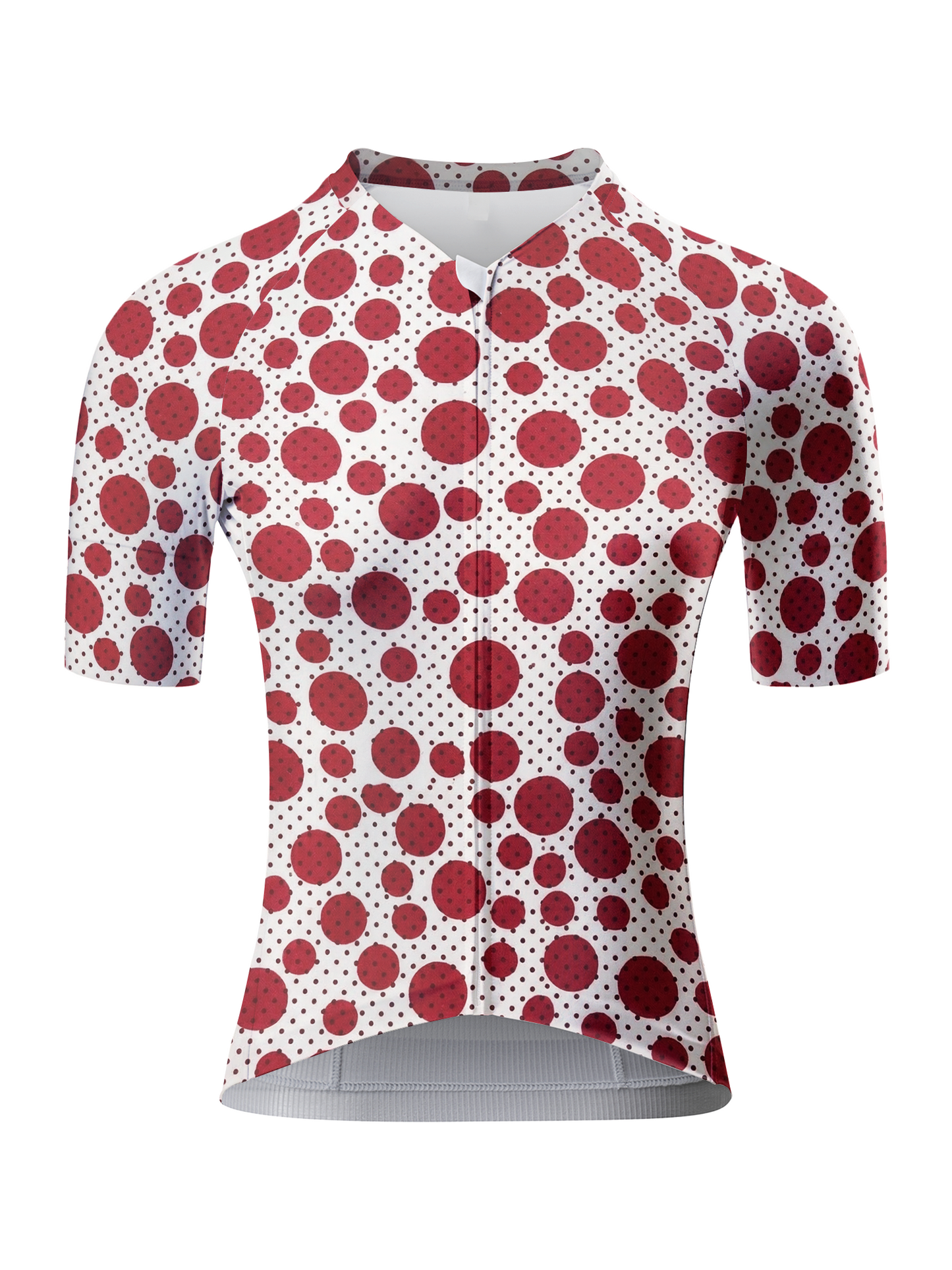 ROCKBROS Women's Red-Dot Illusion Op-Art Pro Jersey