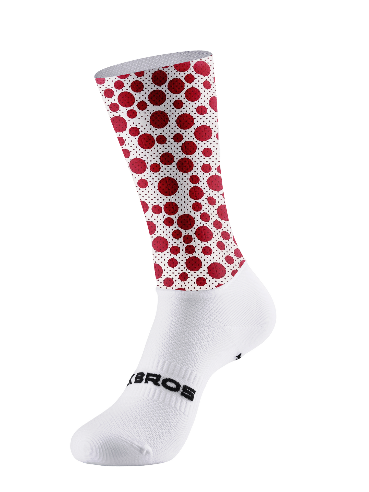ROCKBROS Women's Red-Dot Illusion Op-Art Pro Jersey