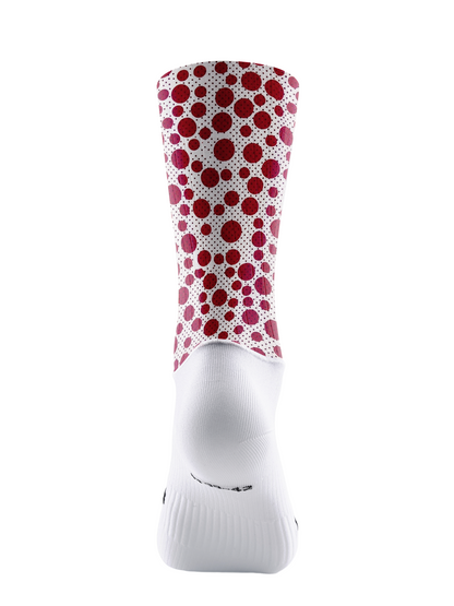 ROCKBROS Women's Red-Dot Illusion Op-Art Pro Jersey