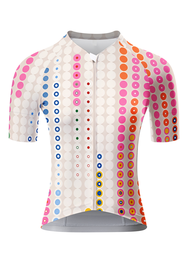 ROCKBROS Women's Polka-Dot Party Lightweight Cycling Jersey