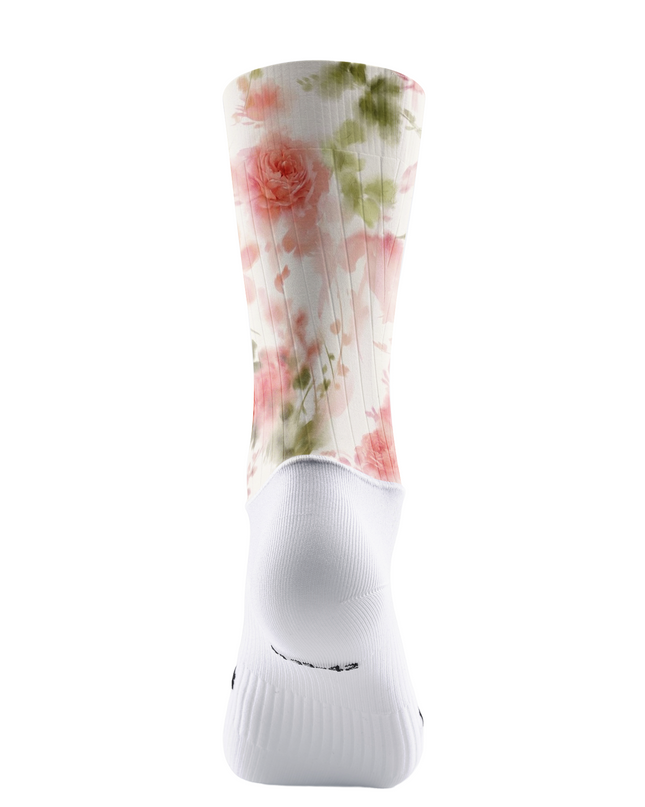 ROCKBROS Watercolor Rose Print Breathable Socks