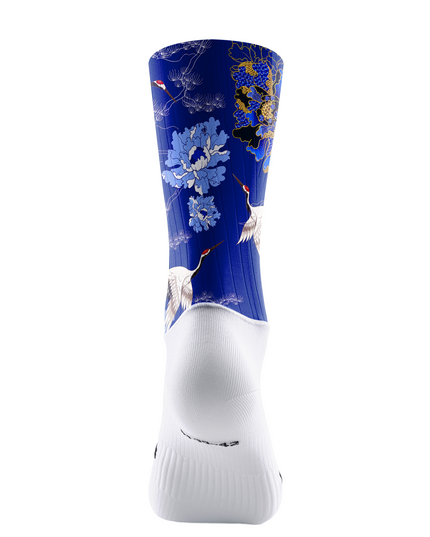 ROCKBROS Blue Crane Bloom Cycling Socks