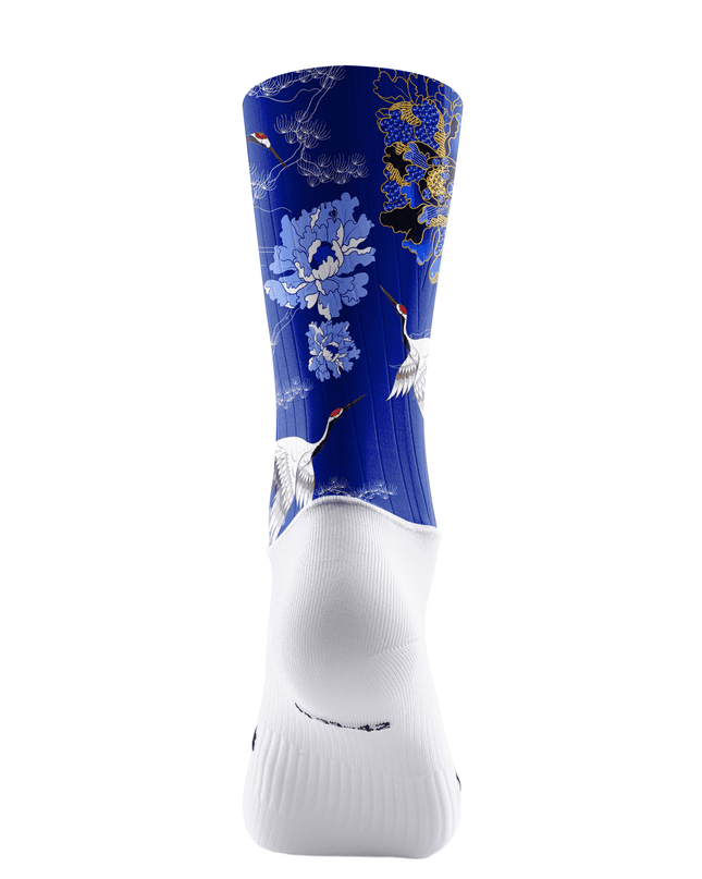 ROCKBROS Blue Crane Bloom Cycling Socks