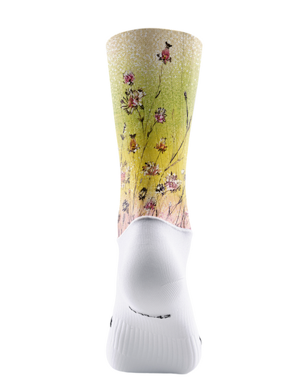ROCKBROS Pastoral Meadow Wild Blossom Performance Cycling Socks