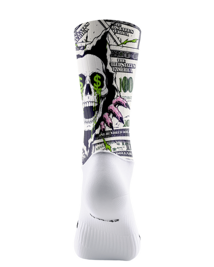 ROCKBROS Money Skull Graphic Cycling Socks