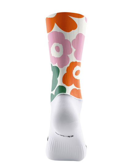 ROCKBROS Spring Multicolor Poppy Floral Cycling Socks