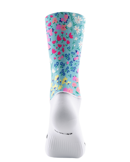 ROCKBROS Pastel Flower Cycling Socks
