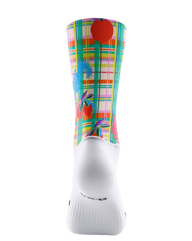 ROCKBROS Women's Colorful Plaid Floral Cycling Set