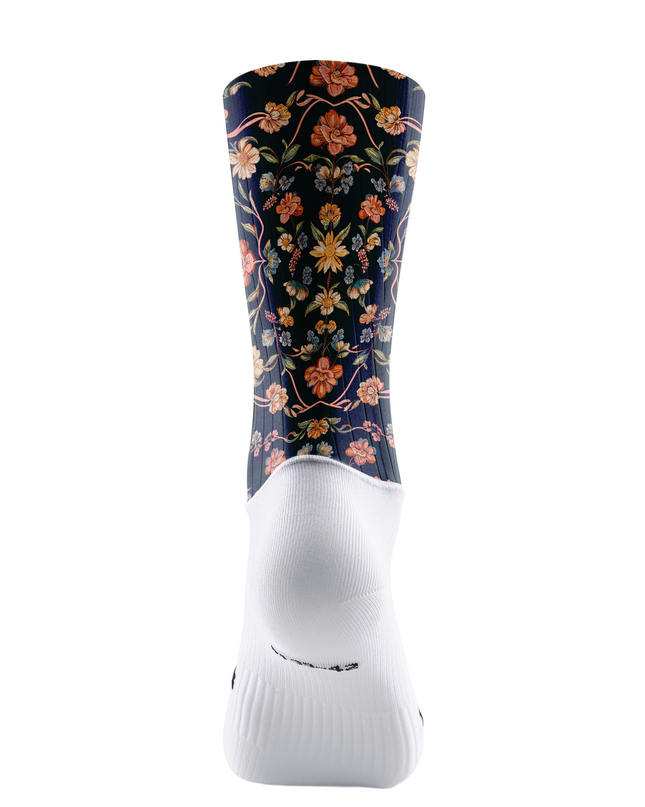 ROCKBROS Women's Vintage Floral Print Short Sleeve Cycling Jersey