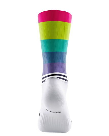ROCKBROS Vibrant Rainbow Stripe Cycling Socks