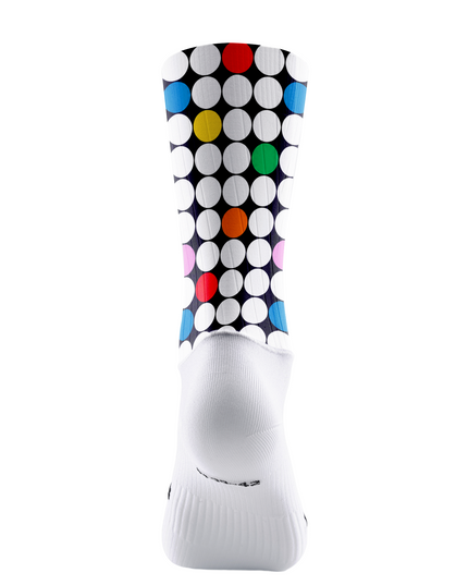ROCKBROS Pop Art Colorful Polka Dot Cycling Socks