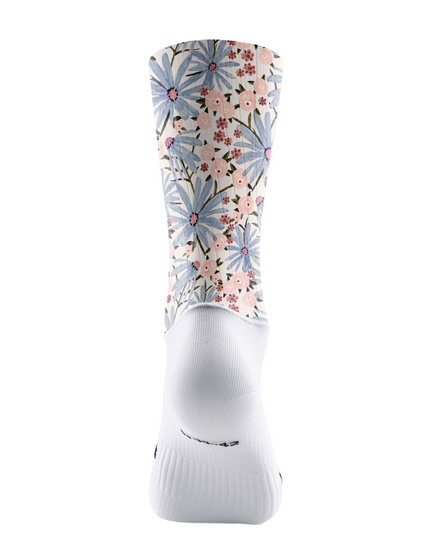ROCKBROS Soft Pastel Floral Cycling Socks