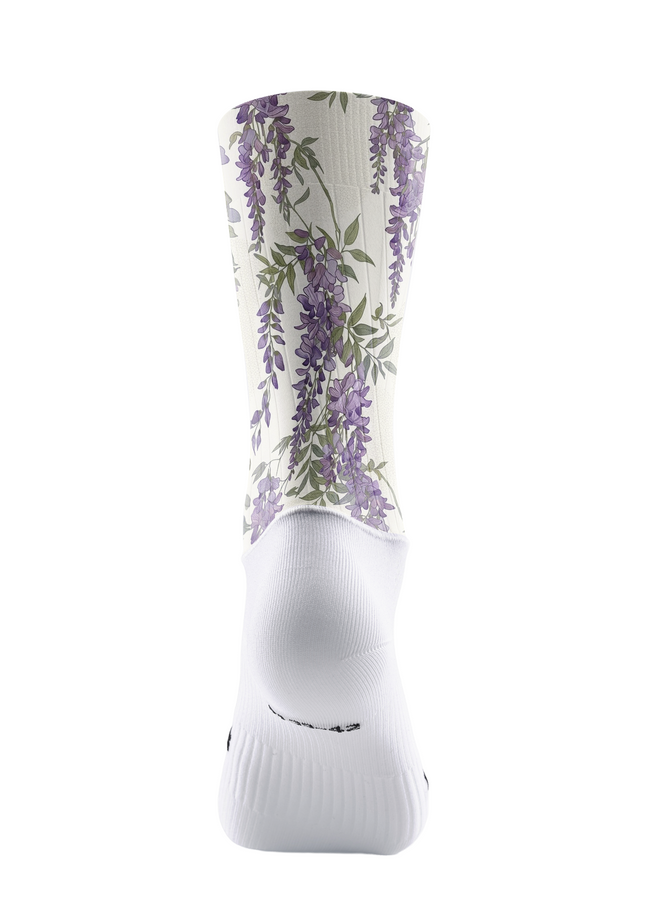 ROCKBROS Women's Wisteria Floral Print Breathable Cycling Jersey