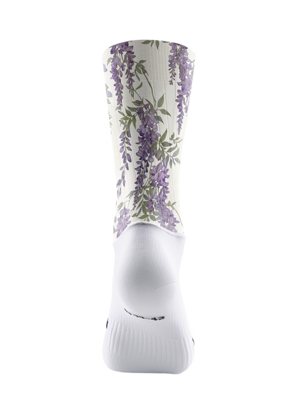 ROCKBROS Women's Wisteria Floral Print Breathable Cycling Jersey