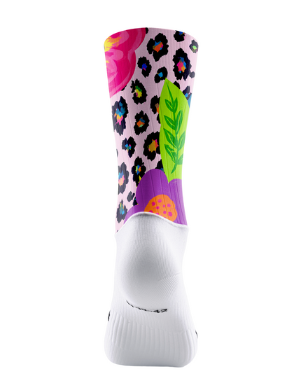 ROCKBROS Leopard Floral Cycling Socks