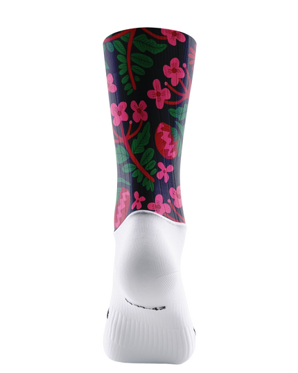 ROCKBROS Women's Floral & Fruit Print Cycling Jersey