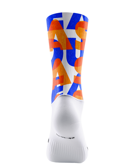 ROCKBROS Bold Letter Print Cycling Socks