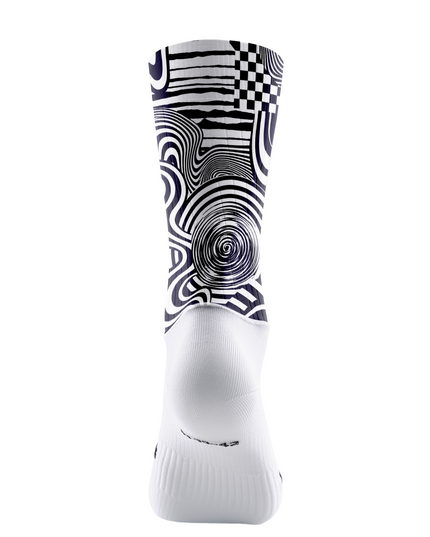 ROCKBROS Monochrome Optical Maze Cycling Socks