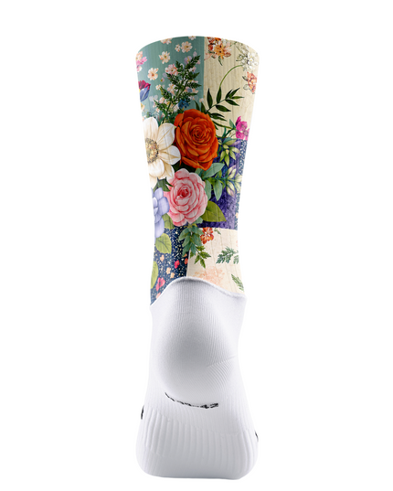 ROCKBROS Vintage Patchwork Floral Cycling Socks