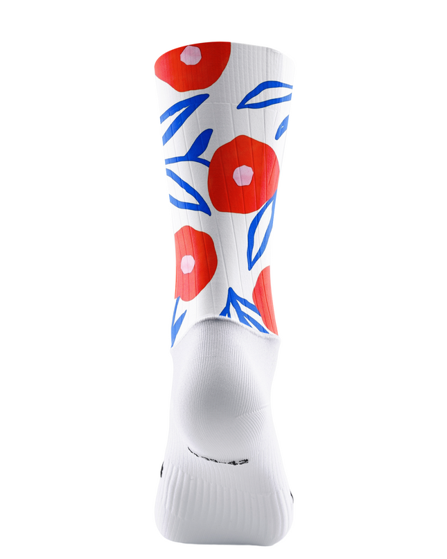 ROCKBROS Women's Poppy Print Cycling Socks