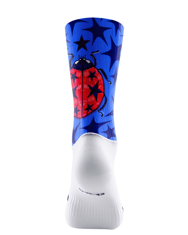 ROCKBROS Women's Beetle Star Graphic Cycling Socks