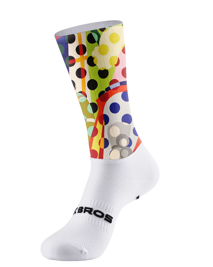 ROCKBROS Kaleidoscope Pop Coordinated Cycling Socks