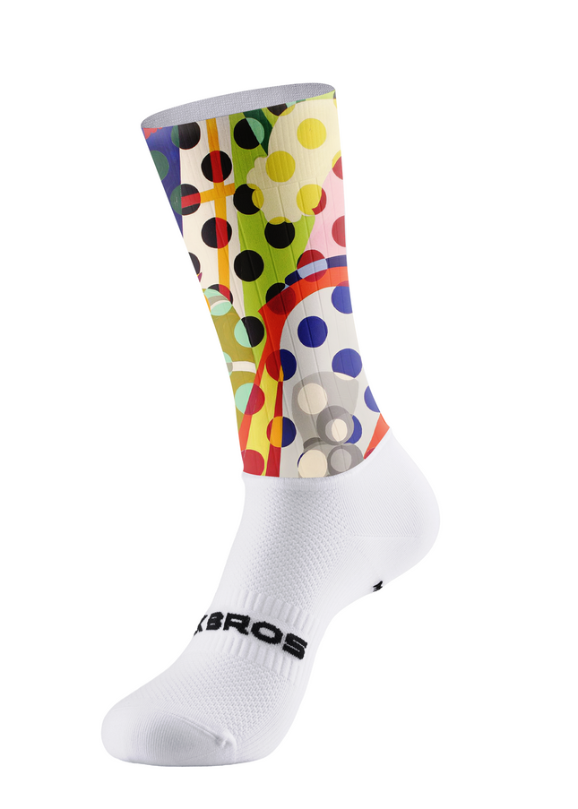ROCKBROS Kaleidoscope Pop Coordinated Cycling Socks