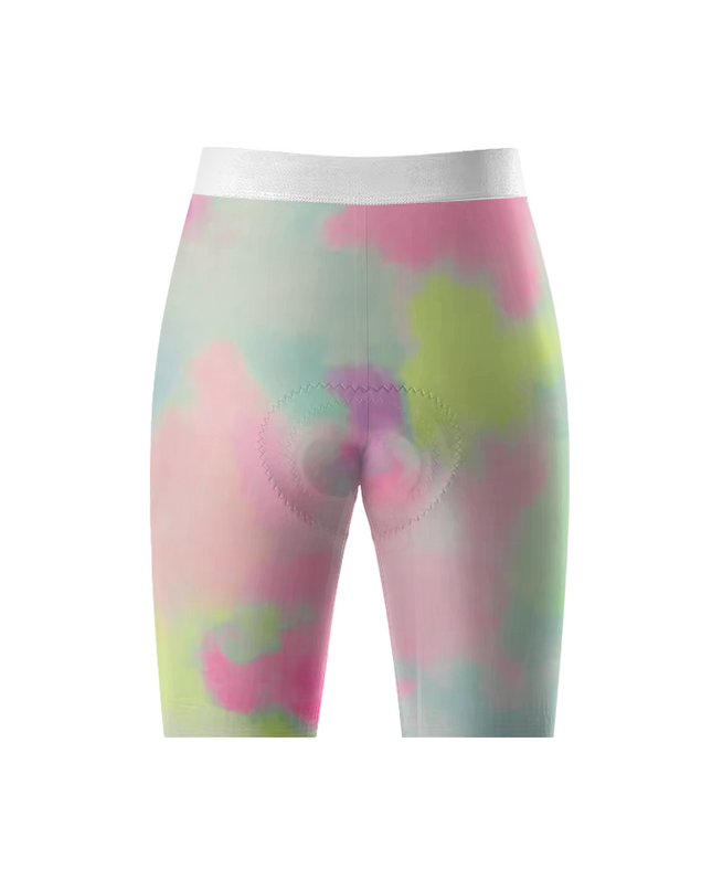 ROCKBROS Women Pastel Neon Cloud Cycling Shorts