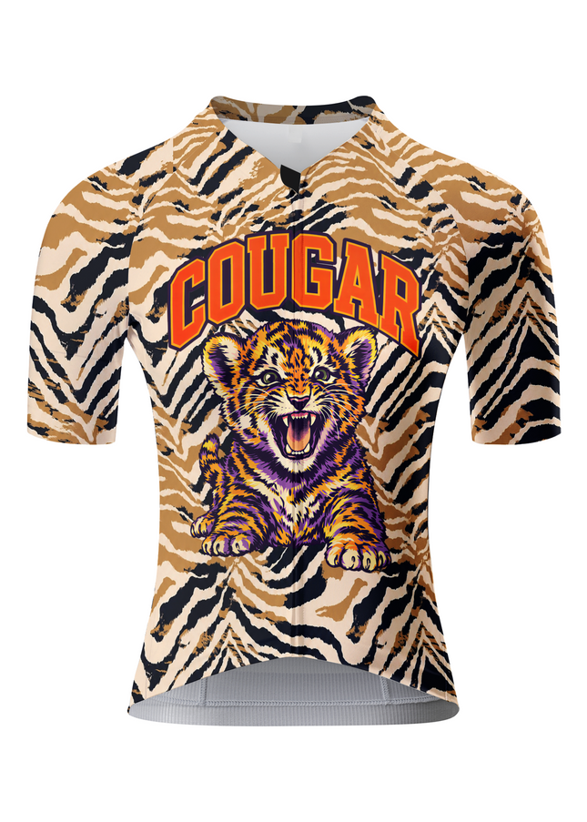 ROCKBROS Women's "Wild Cougar" Tiger Stripe Pro Aero Cycling Jersey