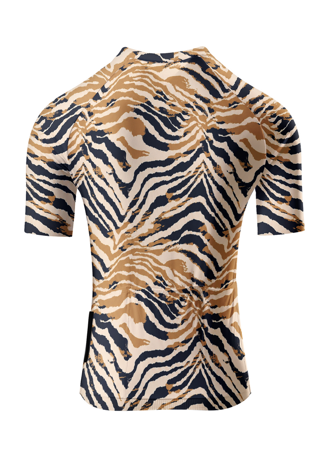 ROCKBROS Women's "Wild Cougar" Tiger Stripe Pro Aero Cycling Jersey