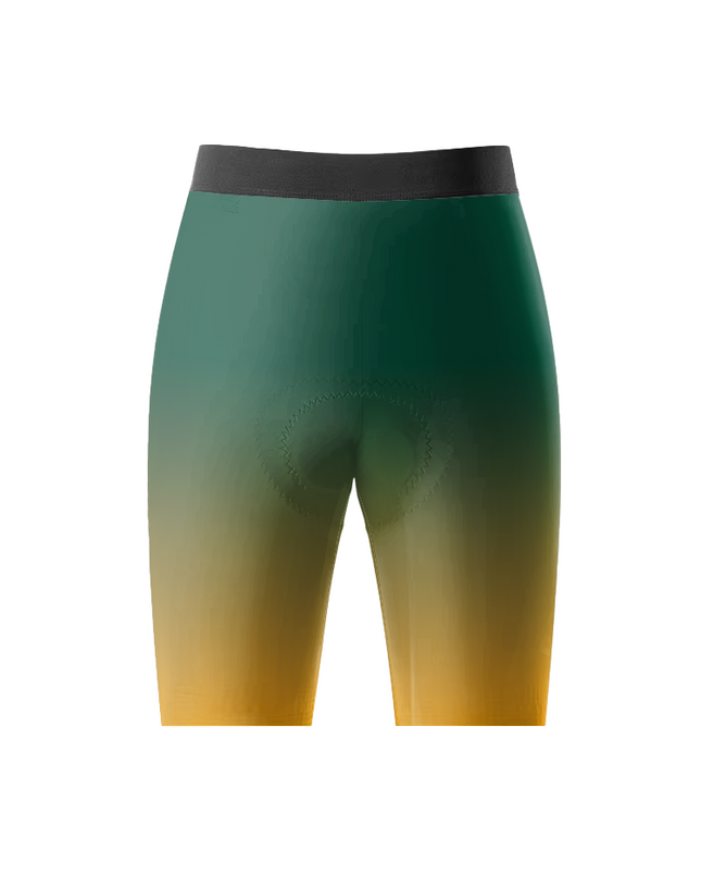 ROCKBROS Women's "Forest Fade" Gradient Performance Cycling Shorts