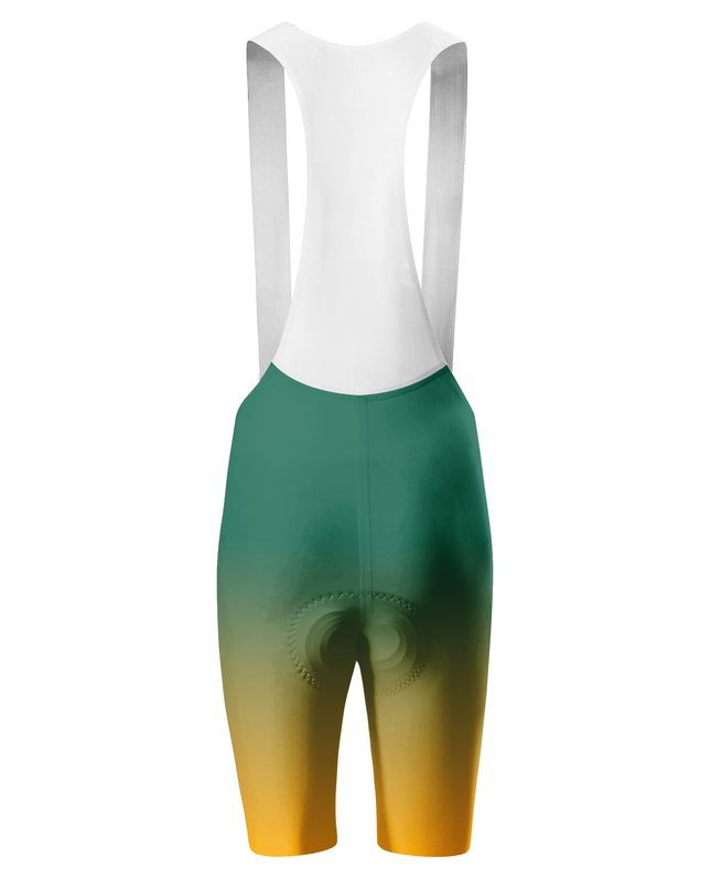 ROCKBROS Women's "Deep Moss" Ombre Pro Aero Cycling Bibs