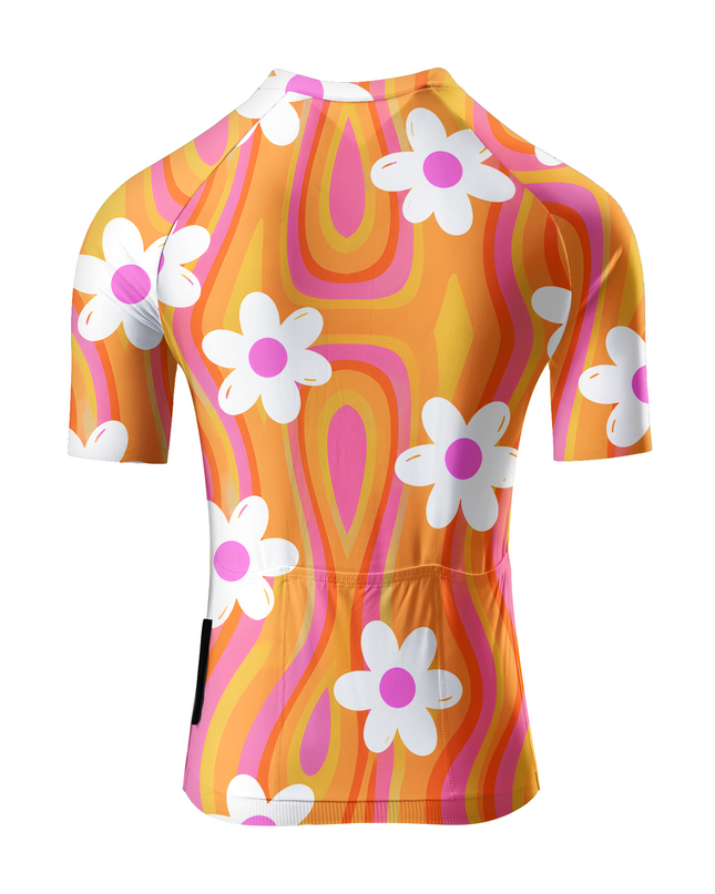 ROCKBROS Women's "Retro Bloom" Psychedelic Floral Pro Aero Cycling Set