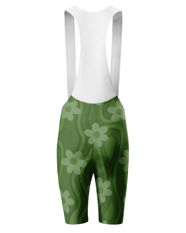 ROCKBROS Women's "Moss Meadow" Tonal Floral Pro Aero Bibs