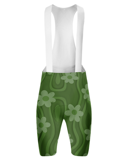 ROCKBROS Women's "Moss Meadow" Tonal Floral Pro Aero Bibs