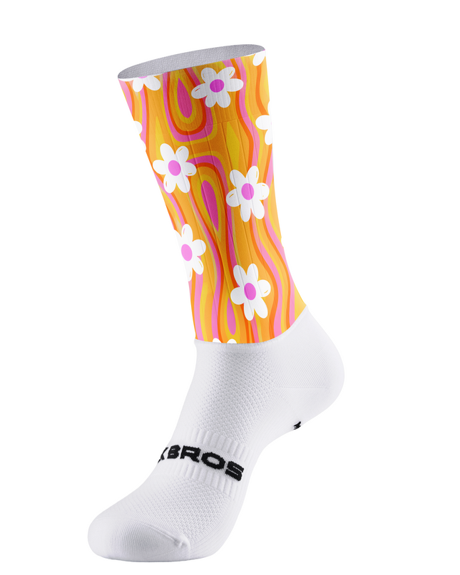 ROCKBROS Women's "Retro Bloom" Psychedelic Floral Pro Aero Cycling Set