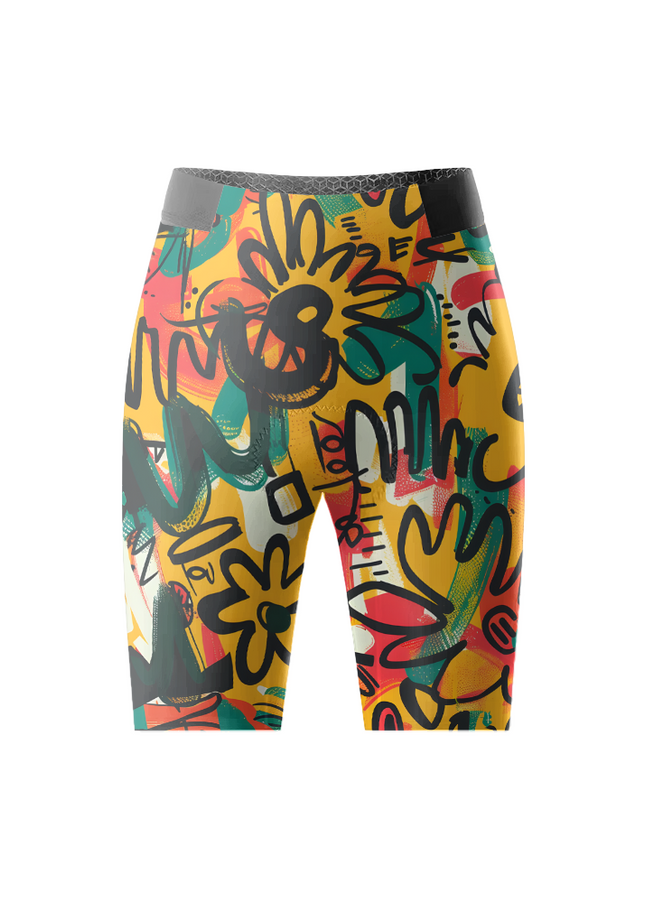ROCKBROS Men's "Urban Canvas" Abstract Graffiti Pro Aero Set