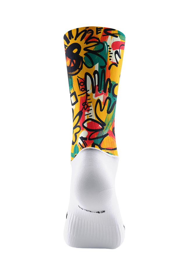 ROCKBROS Men's "Urban Canvas" Abstract Graffiti Pro Aero Set