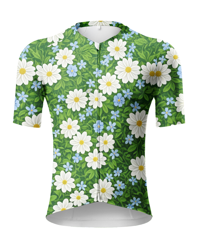 ROCKBROS Men's "Wild Meadow" Botanical Pro Aero Cycling Jersey
